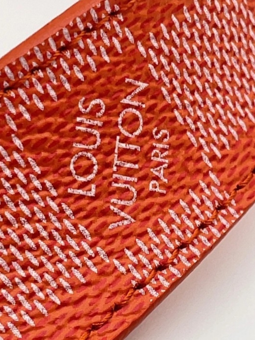 Authentic Louis Vuitton Ceinture Orange Damier Belt W/Box/Ribbon - Picture 2 of 15